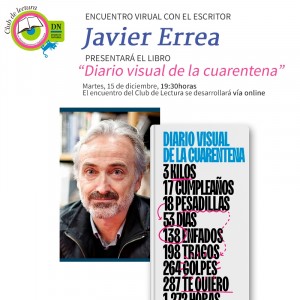 Encuentro del club de lectura virtual con Javier Errea