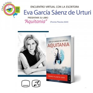 Encuentro del club de lectura virtual con Eva García Sáenz de Urturi