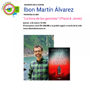 Encuentro del club de lectura virtual con Ibon Martín Álvarez
